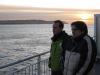 Benny und Claudius kurz vor Calais - Rückfahrt